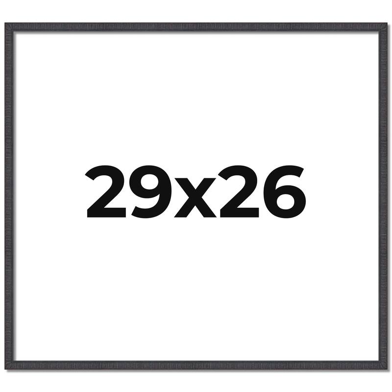 29x26 Frame Brown Picture Frame - Complete Modern Photo Frame Includes