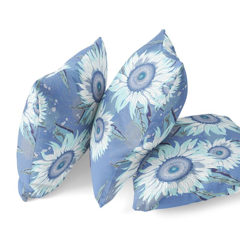 Amrita Sen Sunflower Indoor Outdoor Pillow Removable Cover