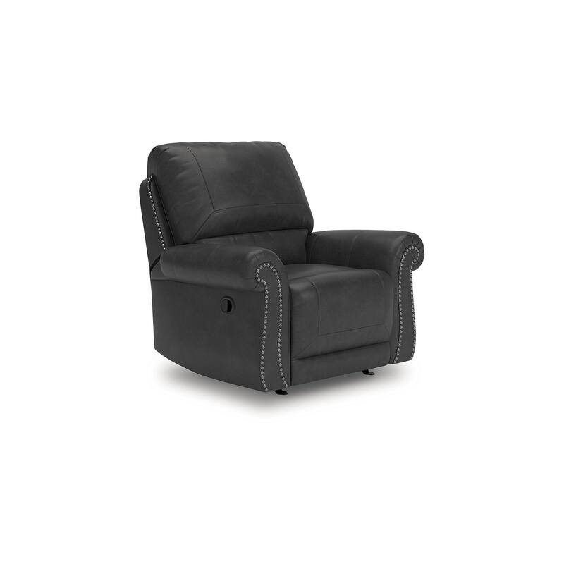 Signature Design by Ashley Shadsburne Black Swivel Glider Recliner
