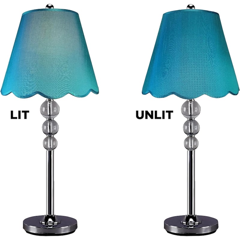 Royal Designs Scallop Empire Lamp Shade Set of 2 - 7 x 13 x 10