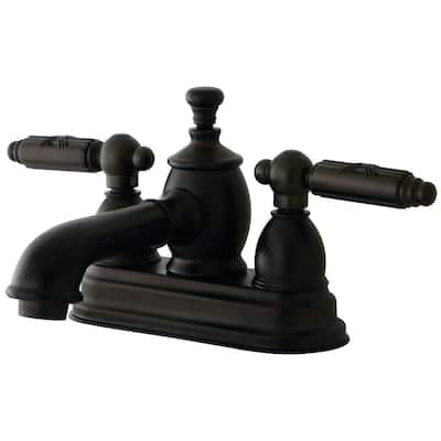 Kingston Brass Georgian 1.2 GPM Centerset Bathroom Faucet with Pop-Up