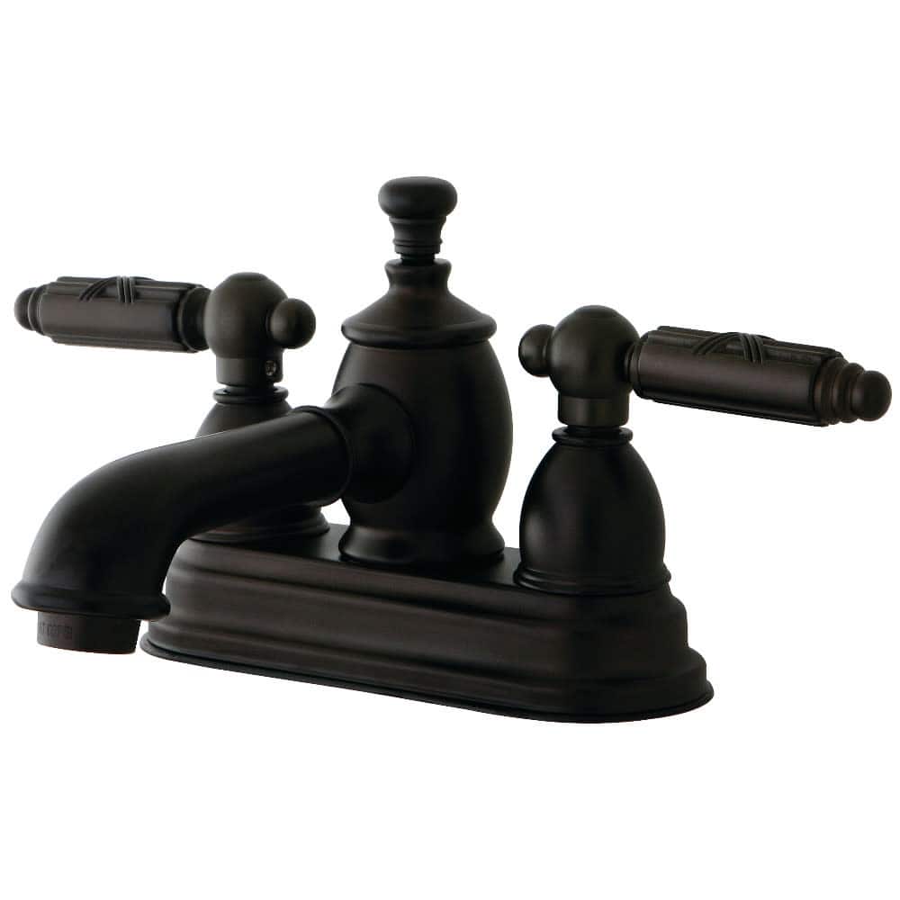 Kingston Brass Georgian 1.2 GPM Centerset Bathroom Faucet with Pop-Up