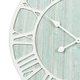preview thumbnail 2 of 6, The Gray Barn Cocklebur Green-Blue Quartz Coastal Wall Clock