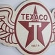 preview thumbnail 8 of 10, American Art Decor Vintage Texaco Wings Logo Embossed Metal Wall Sign