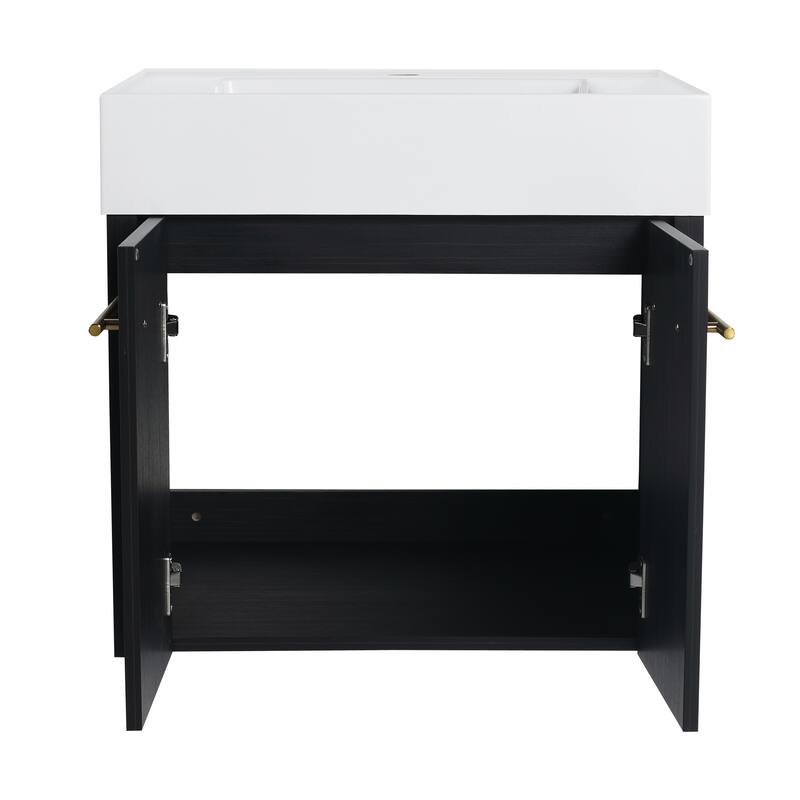 Topcraft Wall-Mounted Bathroom Vanity With Sink