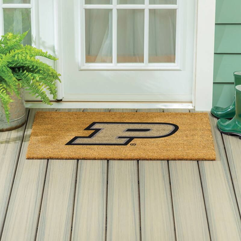 Purdue University Full Color Indoor/Outdoor Coir Mat