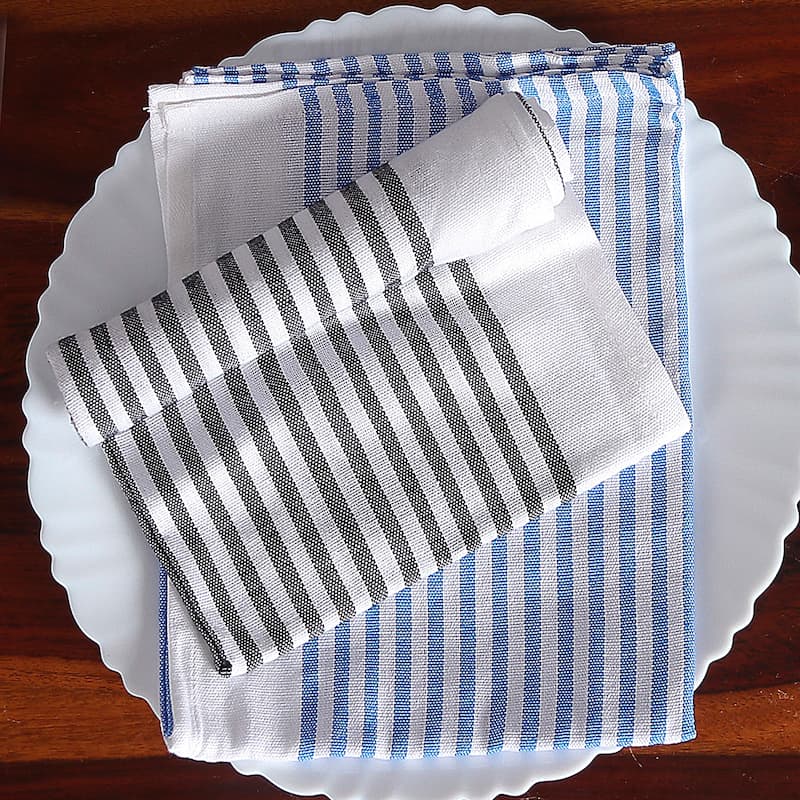 Novica Handmade Serene Taste Cotton Dish Towels (Set Of 2)