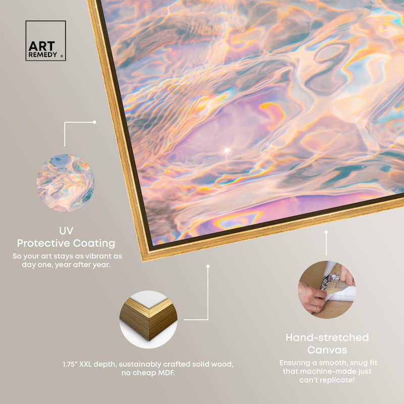 Metallic Drift II Canvas Set of 2 by Art Remedy