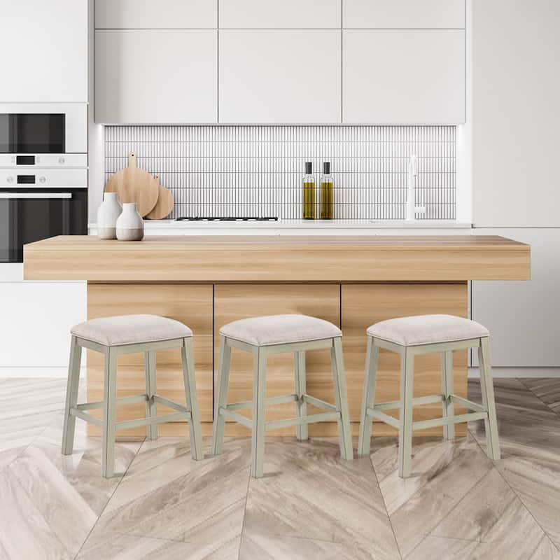 Morden Fort Kitchen Dining Stools(Set of 2)
