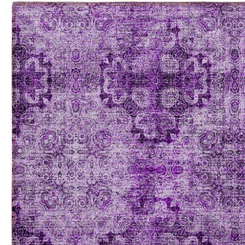 Alsi Garden-Inspired Weather Resistant Classic Meets Modern Outdoor Rug