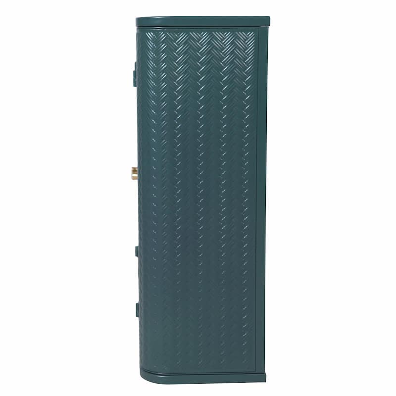 Wall-Mounted Mirror Cabinet - 2 Doors, Steel Frame, Waterproof