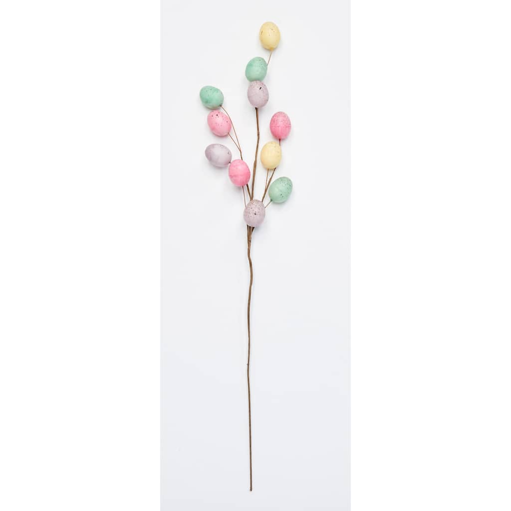 24" Colorful Easter Eggs Spray, Set of 6 - 24