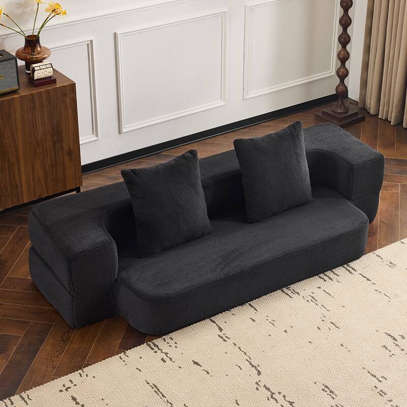 Luxury Sleeper Sofa Bed with Soft Cushion - Ultimate Comfort for Your Home