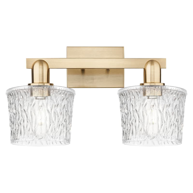 Innovations Lighting 716-2W-11-18 Niagara Vanity Niagara 2 Light 18" - Champagne Bronze / Clear