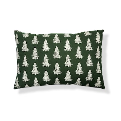 Wilde Pine Tree Lumbar Pillow