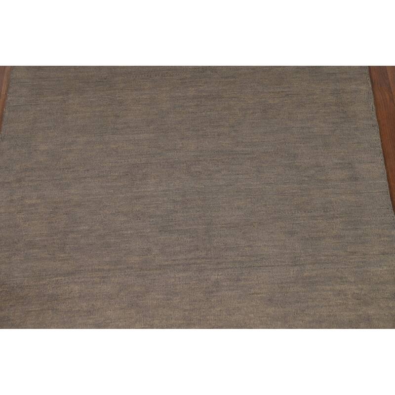Modern Gabbeh Oriental Accent Rug Handmade Wool Carpet - 3'4"x 5'0"
