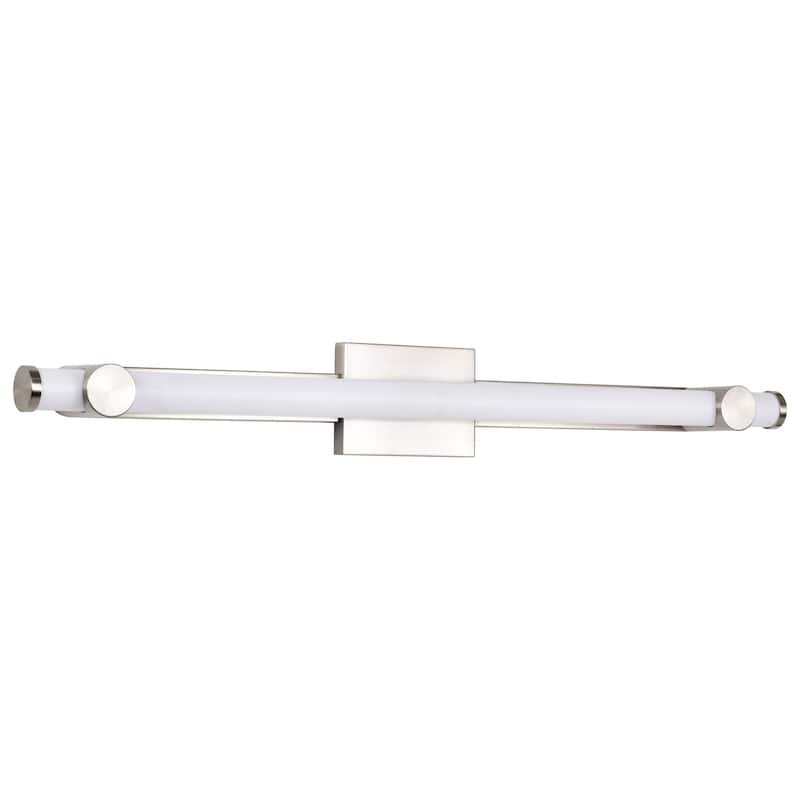 Bowman 36 Inch LED Vanity Brushed Nickel Acrylic Lens - Brushed Nickel