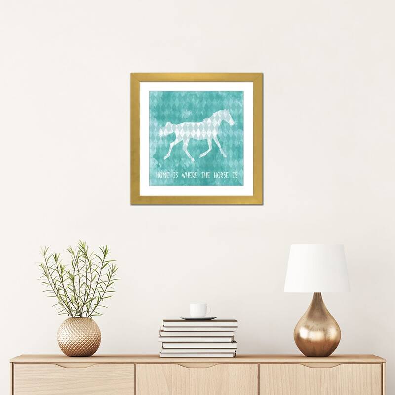 iCanvas "Horse Silhouette II" by Erin Clark