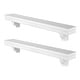 preview thumbnail 2 of 18, Danya B. 24" Floating Display Ledge Wall Shelves - Set of 2