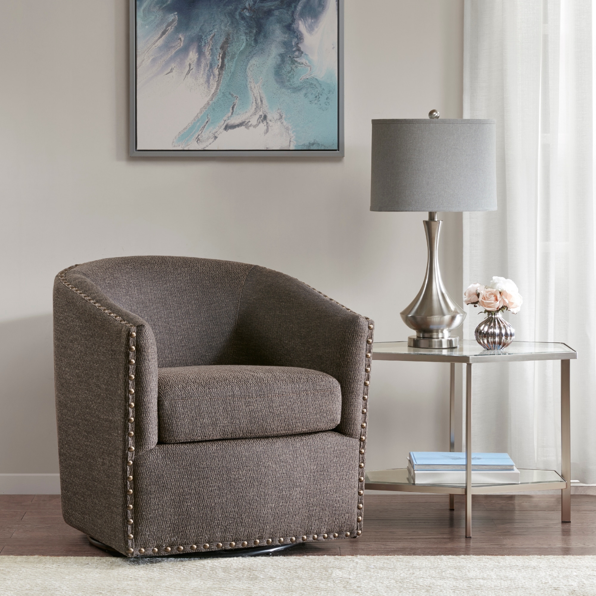 Chocolate sales swivel chair