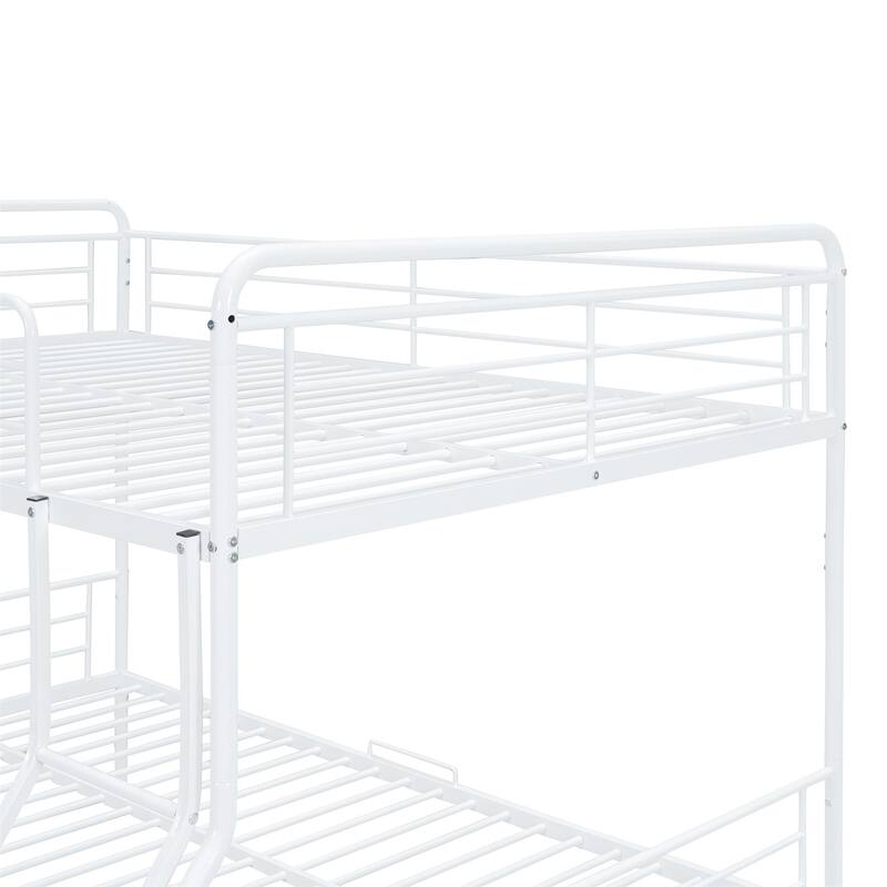 Merax Full XL Over Queen Metal Bunk Bed