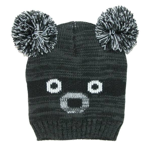 Shop Ctm Kids Knit Animal Face Hat With Poms Overstock 18114740