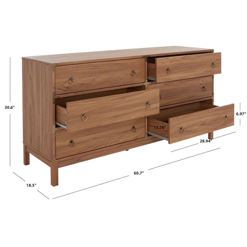 SAFAVIEH Home Galio 6 Drawer Chest
