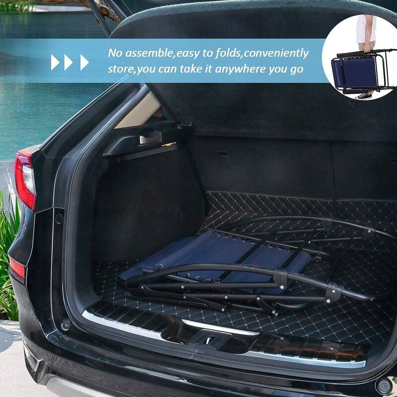 Homall Patio Rocking Chair Zero Gravity Chair Outdoor Folding Recliner Foldable Lounge Chair Outdoor Pool Chair