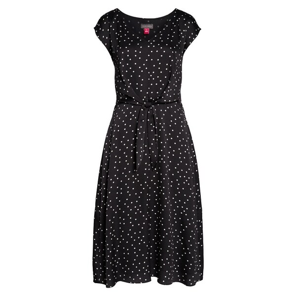 vince camuto polka dot dress