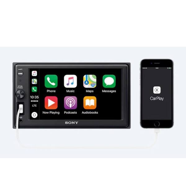 Shop Black Friday Deals On Sony Xav Ax1000 6 2 Apple Carplay Media Receiver With Bluetooth Black Overstock 24149454