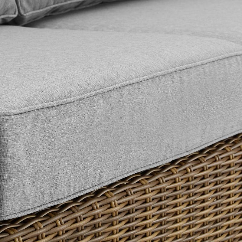 Crosley Bradenton Outdoor Wicker Loveseat - 55 "W x 31.75 "D x 32.5 "H