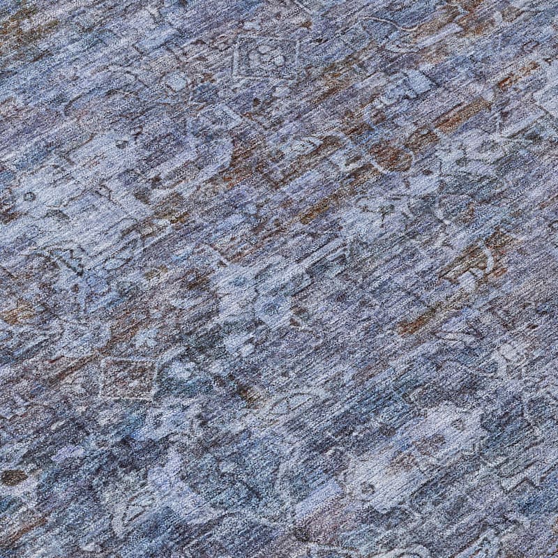 Machine Washable Indoor/ Outdoor Traditional Harmony Chantille Rug