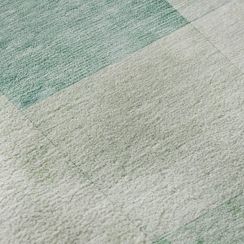 Premium Washable Super Soft Contemporary Squares Mayfield Rug