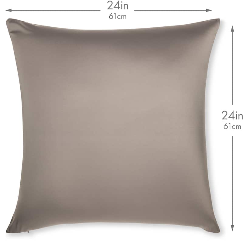 Throw Pillow Cozy Soft Microbead Stone Grey: 1 Pc
