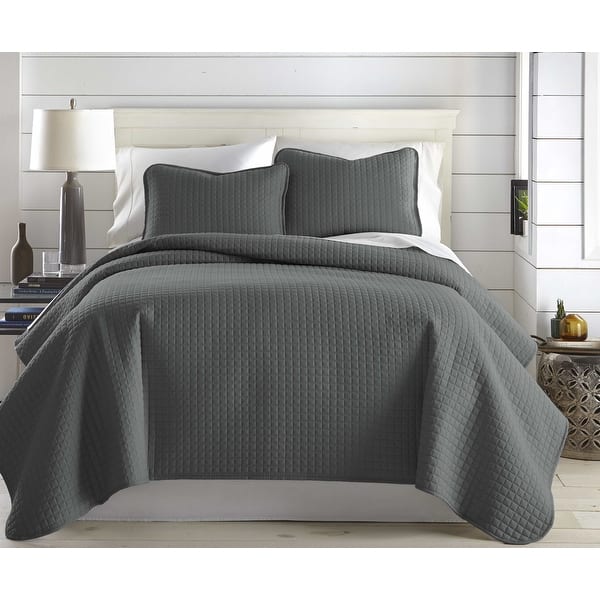 slide 2 of 111, Oversized Solid 3-piece Quilt Set by Southshore Fine Linens