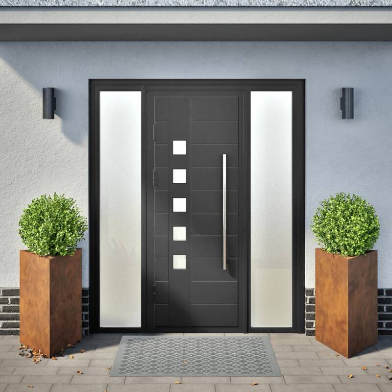 vidaXL Garden Planter Set of 2 Brown Weathering Steel - 16.9 x 19.7 x 29.5 in