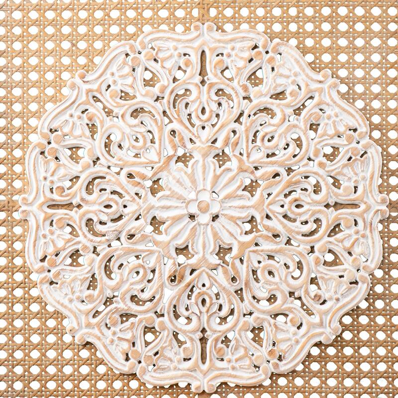 Heraldi Distressed Wall Décor Panel - Brown