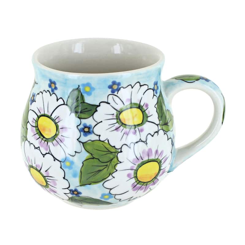 Blue Rose Polish Pottery 118 Millena Bubble Mug - Sweet Devotion