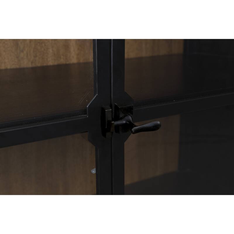 Signature Design by Ashley Chadworth Display Cabinet - 44.63" W x 18" D x 80.25" H