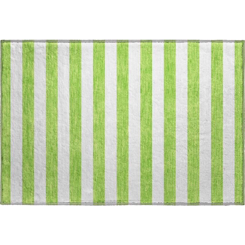 Premium Washable Super Soft Cabana Stripe Mayfield Rug