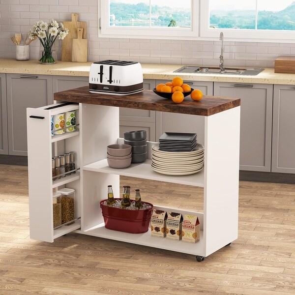 The Curated Nomad Embarcadero 24-inch Kitchen Cart with Drop ...