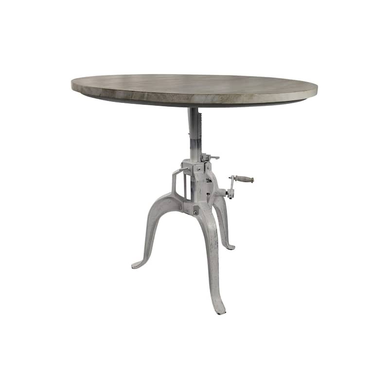 Height Adjustable Crank Table - 36" - White