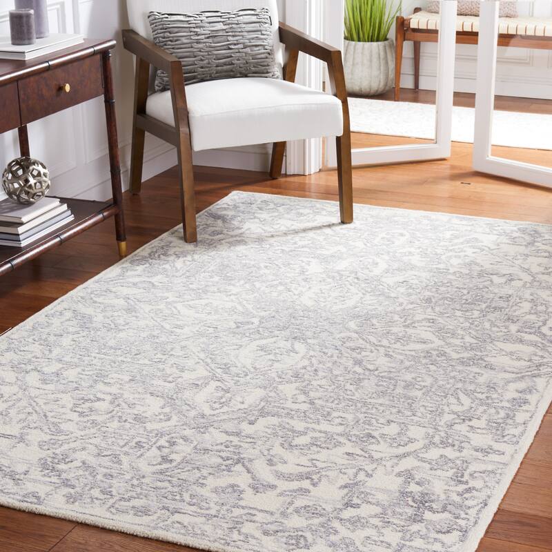 SAFAVIEH Handmade Metro Dimitrinka Modern Wool Rug - 8' x 10' - Beige/Grey