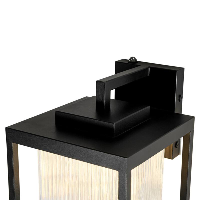 Modern 1-Light Outdoor Lantern Wall Sconce Porch Light