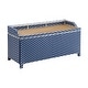 preview thumbnail 10 of 11, Courtnie Beach Aluminum Outdoor Poolside Storage Bench by Furniture of America