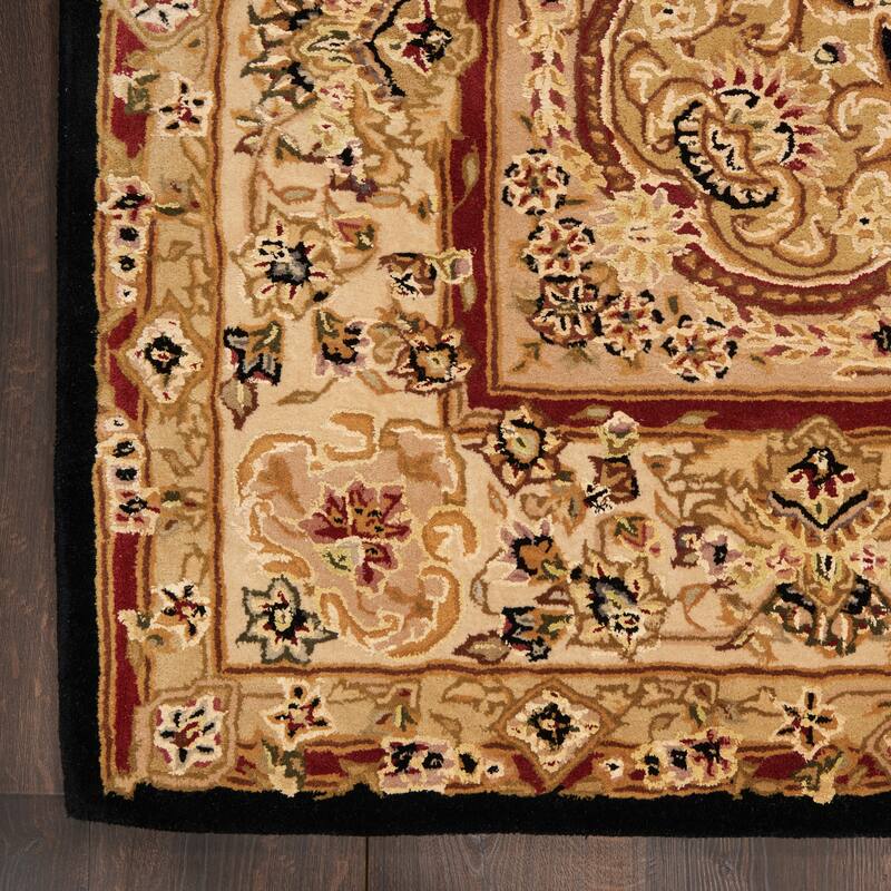 Nourison Hand-tufted Traditional Persian Wool Silk Area Rug
