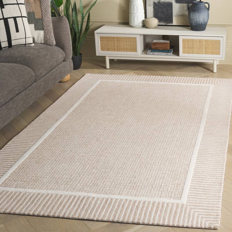 SAFAVIEH Handmade Pine Nata Modern Wool Rug