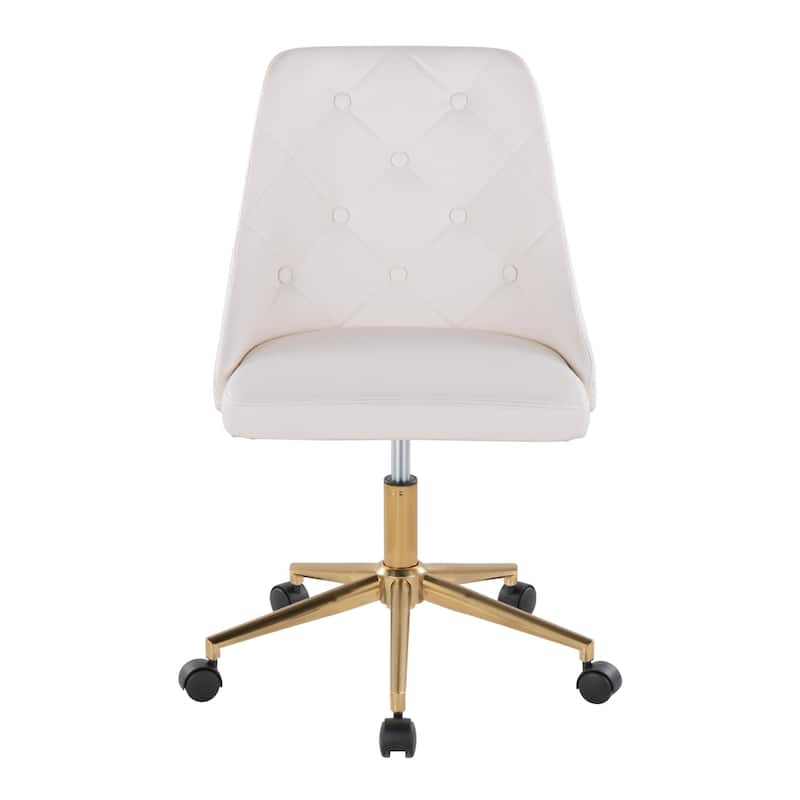 Silver Orchid Ockelbo Adjustable Office Chair with 5-Star Caster Base