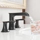 preview thumbnail 7 of 33, Double Handle Three-Hole Bath Waterfall Faucet with Drain