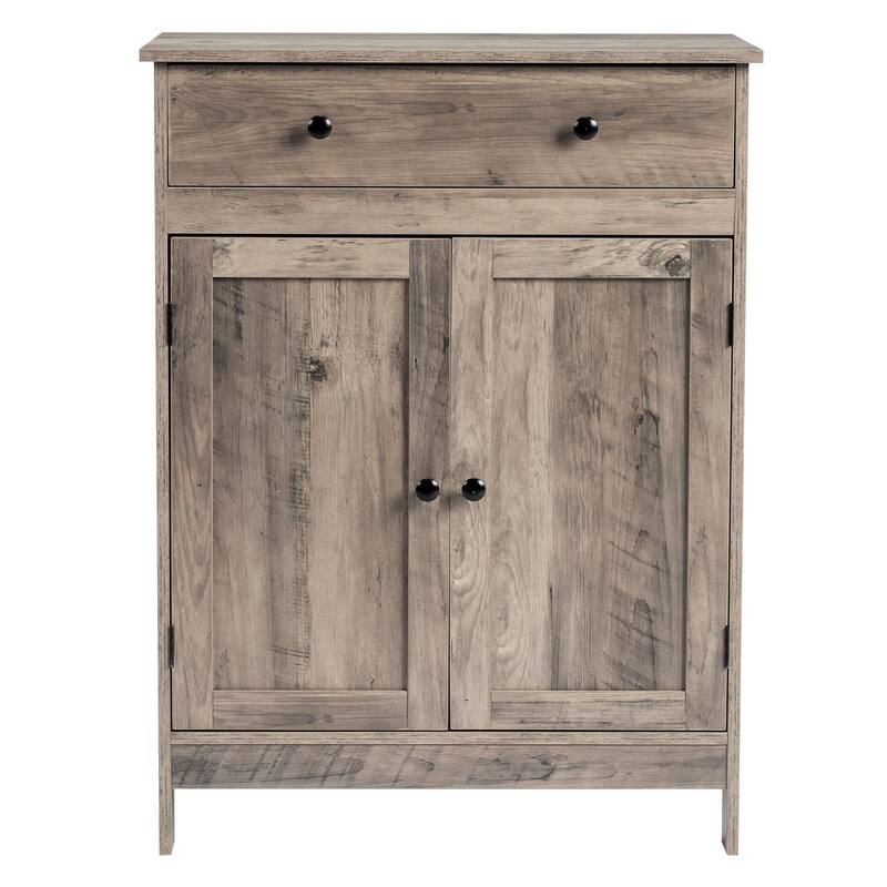 Bathroom Storage Cabinet with 2 Doors and 1 Drawer